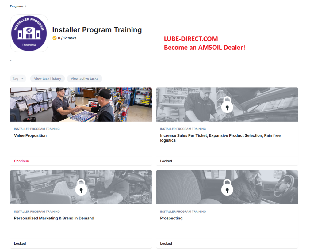 Become an AMSOIL Dealer and get sales training