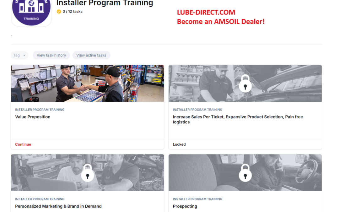New AMSOIL Dealer Training Program Helps You Land Installer Accounts